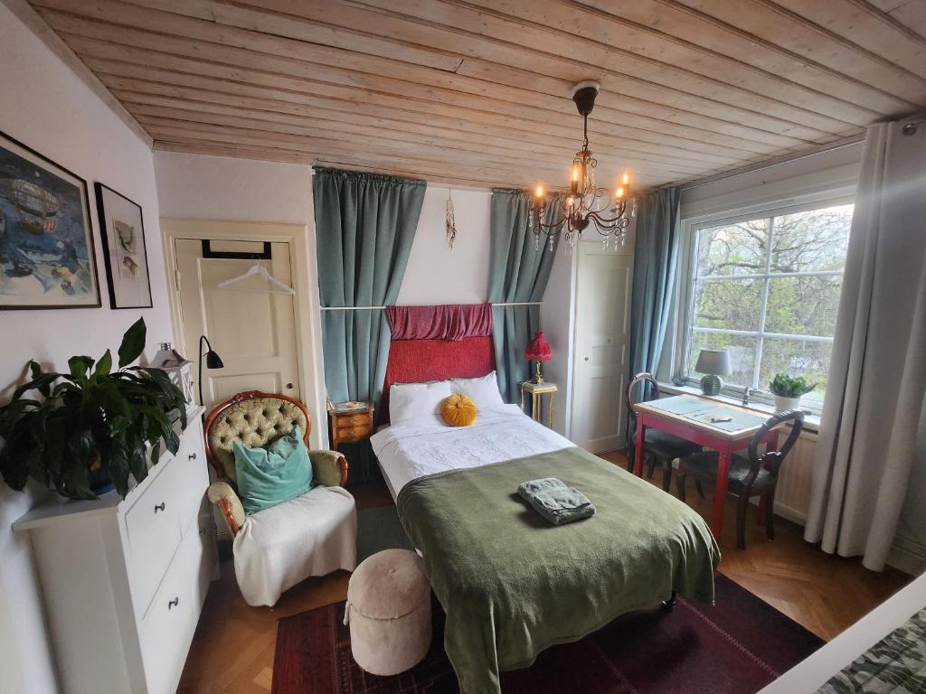Postel nebo postele na pokoji v ubytování B&B Lilla Lotten