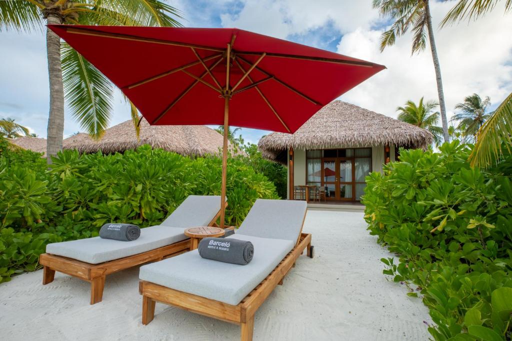 Zahrada ubytování Barceló Whale Lagoon Maldives