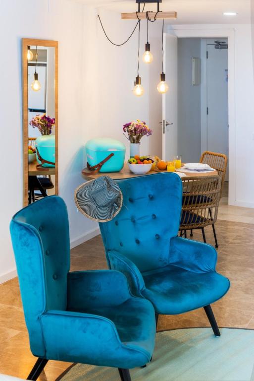 Posezení v ubytování Bamblue Boutique Apartments
