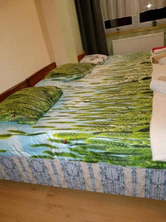 Łóżko lub łóżka w pokoju w obiekcie Dom nad Wisła