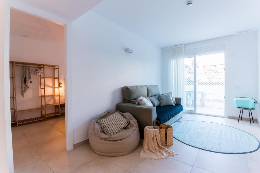 Posezení v ubytování Bamblue Boutique Apartments