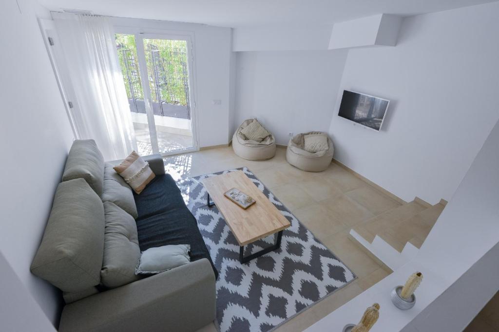 Posezení v ubytování Bamblue Boutique Apartments
