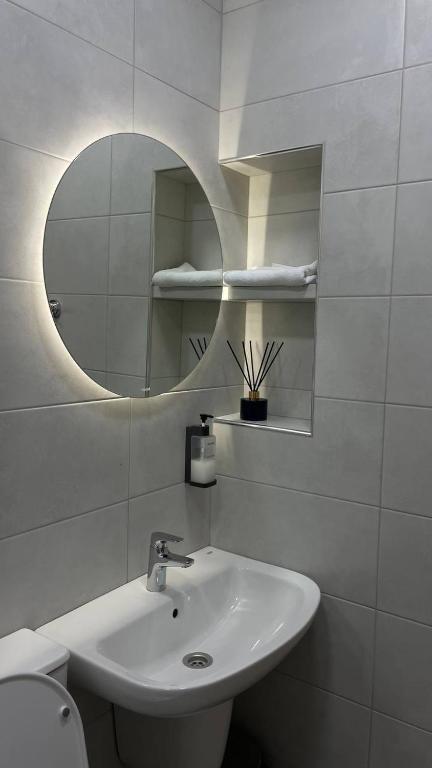 Koupelna v ubytování Kamar Hotel Ijevan