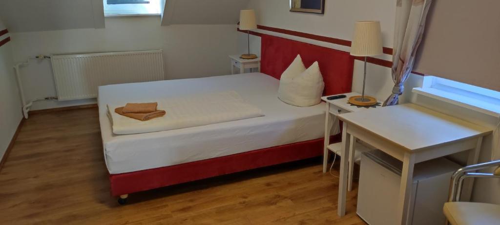 Postel nebo postele na pokoji v ubytování Hotel Link