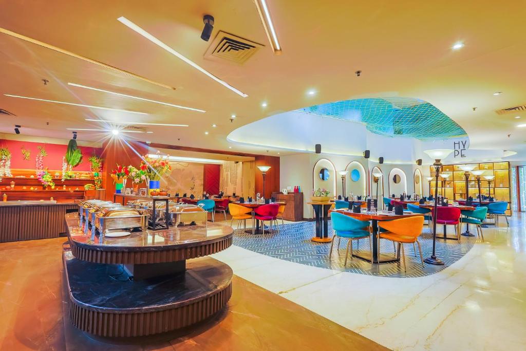 Posezení v ubytování Hyphen Business Hotel
