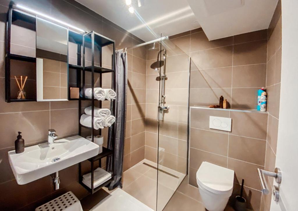 Koupelna v ubytování Villa Erdődy Resort