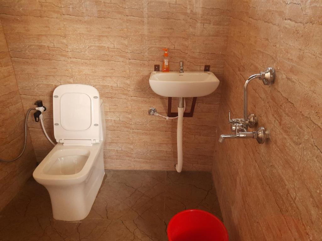 Koupelna v ubytování A Frame