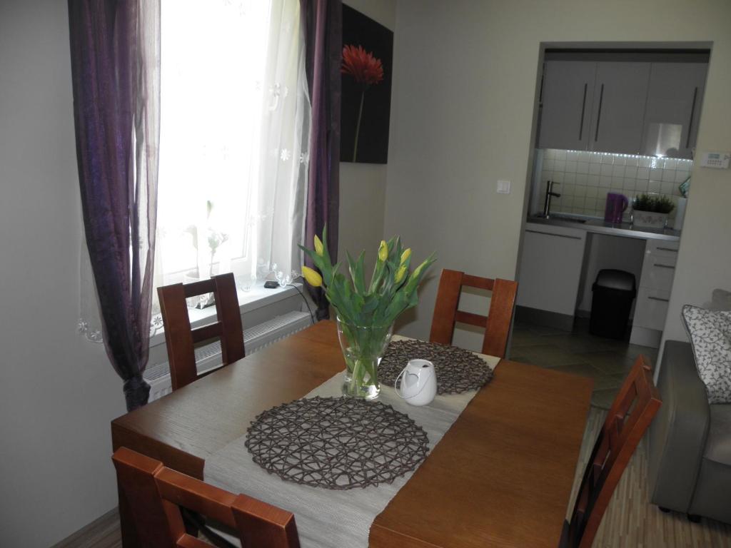 Kuchyň nebo kuchyňský kout v ubytování Apartament Sopot Oliwia