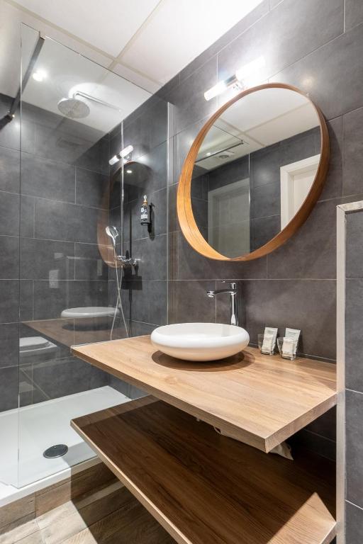Koupelna v ubytování Hotel Montovani