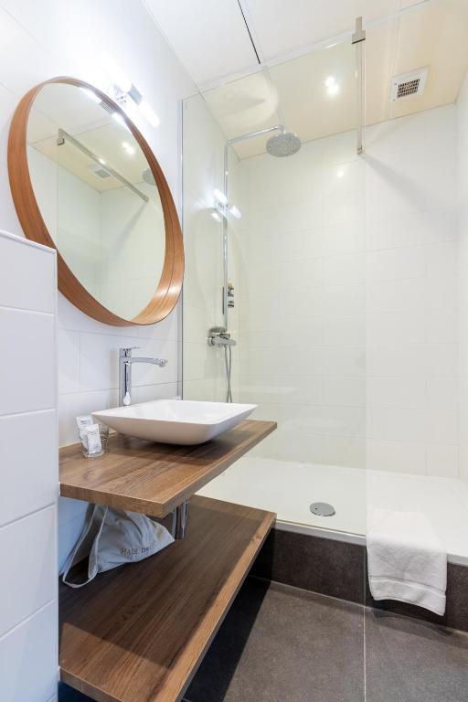 Koupelna v ubytování Hotel Montovani