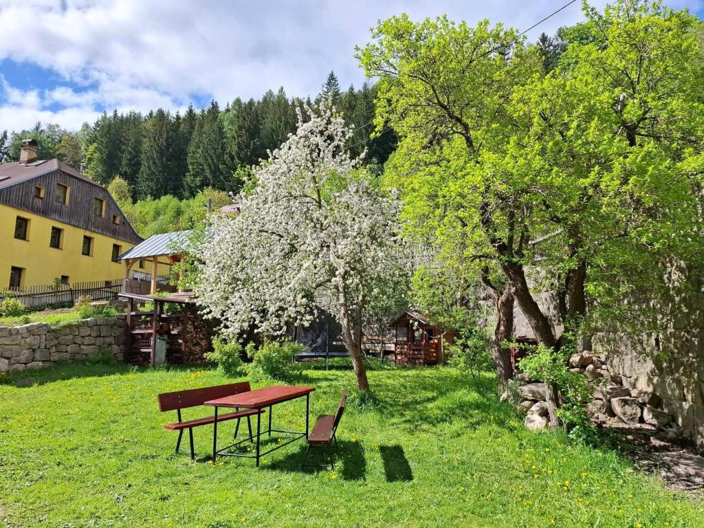 Ogród w obiekcie Holiday house Vedle