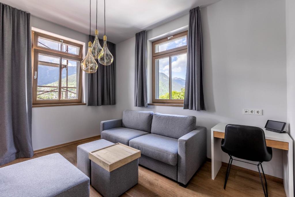 Posezení v ubytování Seehotel Bellevue by keyone