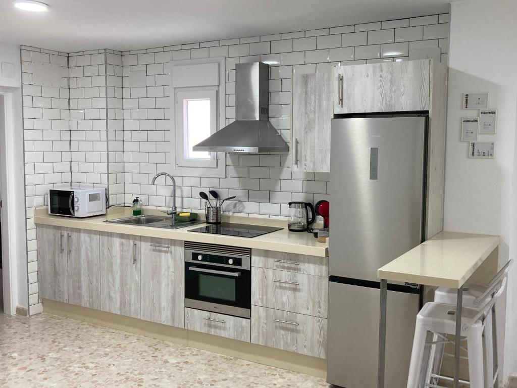 Kuchyňa alebo kuchynka v ubytovaní Apartamento Mirador del Tinto centro ciudad