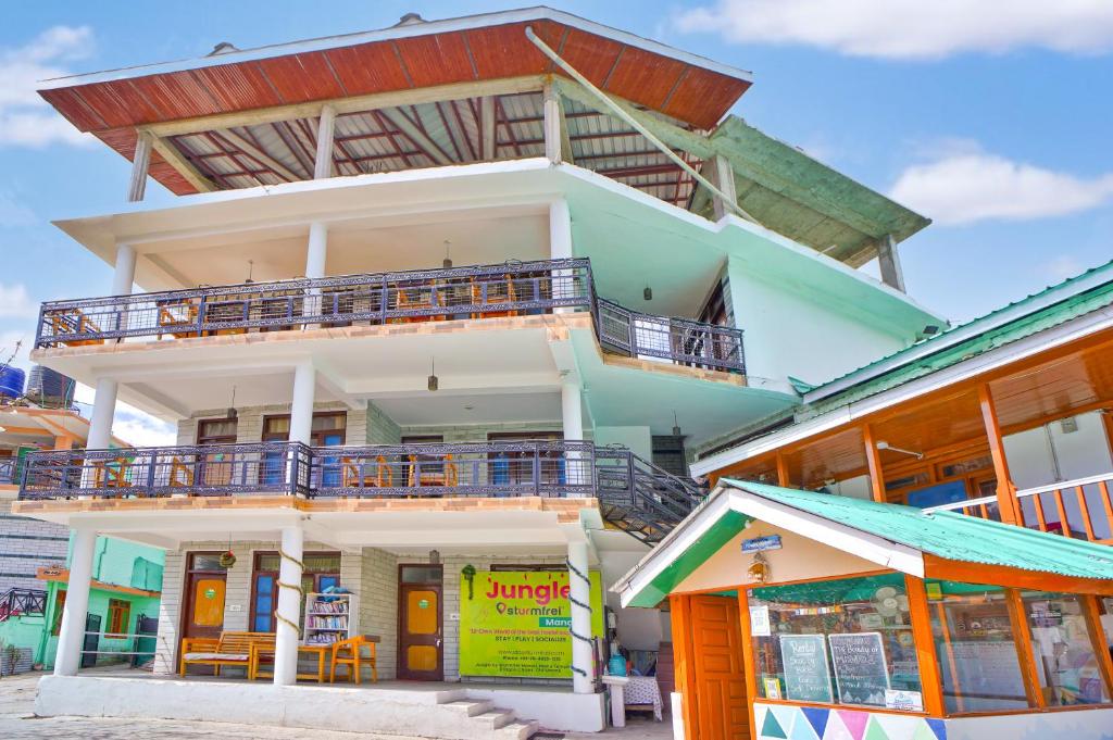 Hoone, kus hostel asub
