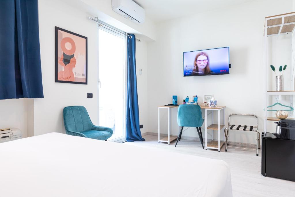 TV a/nebo společenská místnost v ubytování Città Studi Suites 1 - Top Collection