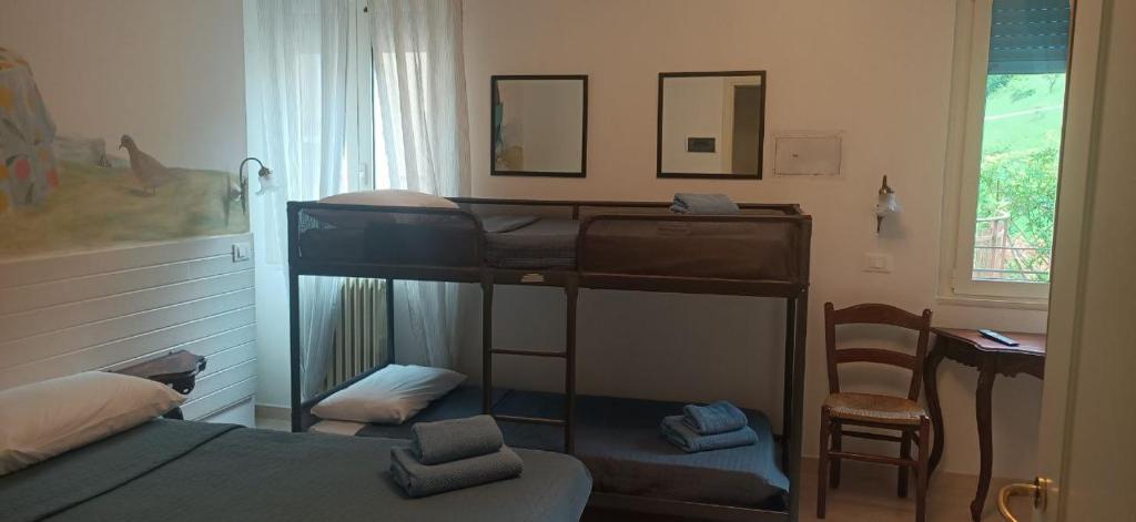 Postel nebo postele na pokoji v ubytování Hotel Baldo