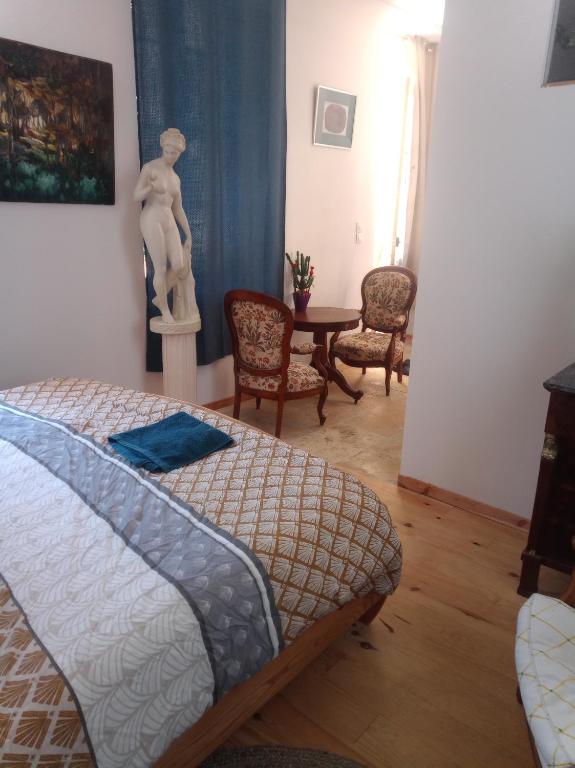 Posezení v ubytování La Suite Diane du couvent des Capucines avec climatisation