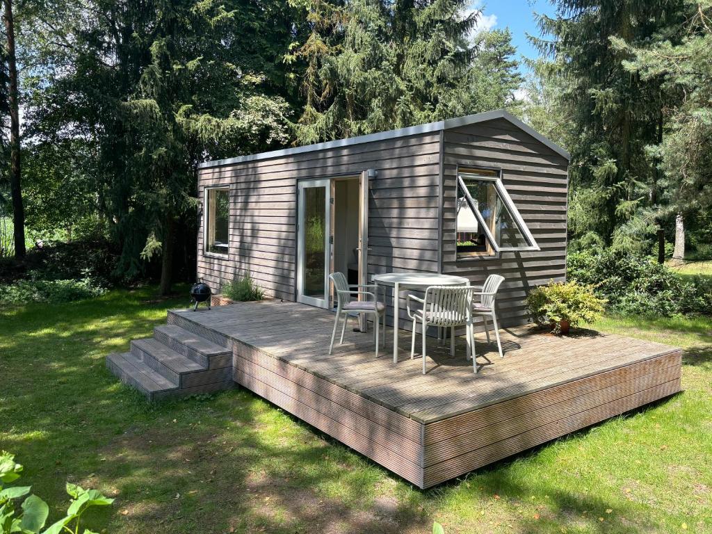 Garður fyrir utan Tiny House mit Garten in der Lüneburger Heide