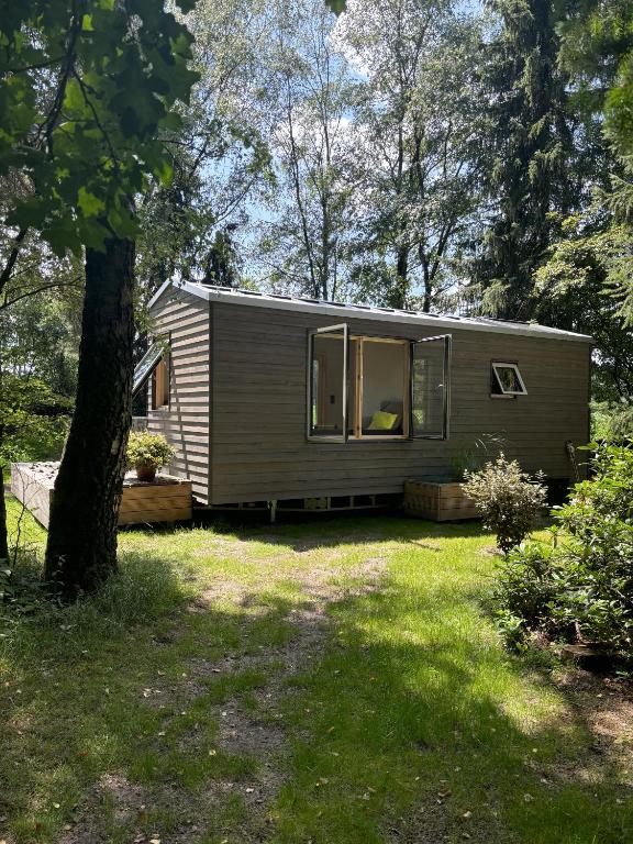 Garður fyrir utan Tiny House mit Garten in der Lüneburger Heide