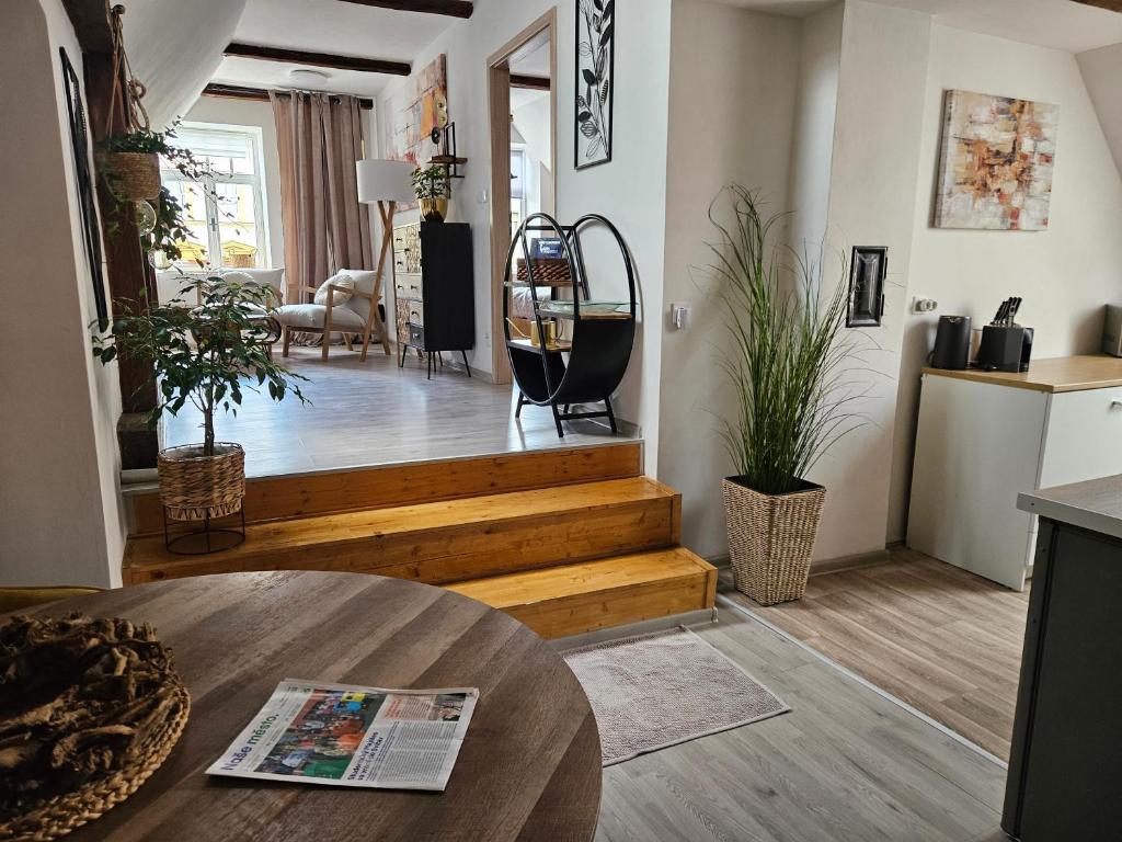 Posezení v ubytování Apartmán Andromeda