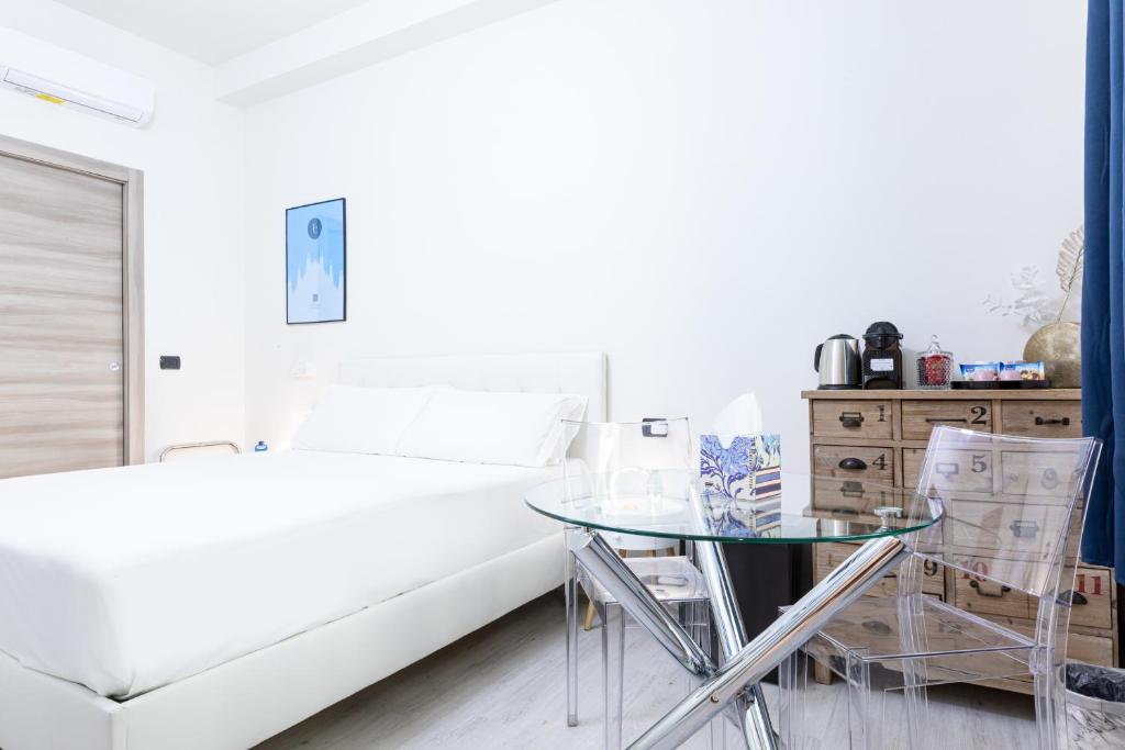 Postel nebo postele na pokoji v ubytování Città Studi Suites 1 - Top Collection