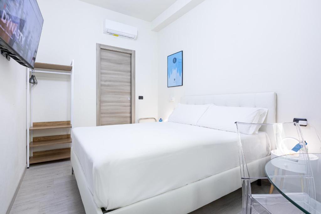 Postel nebo postele na pokoji v ubytování Città Studi Suites 1 - Top Collection