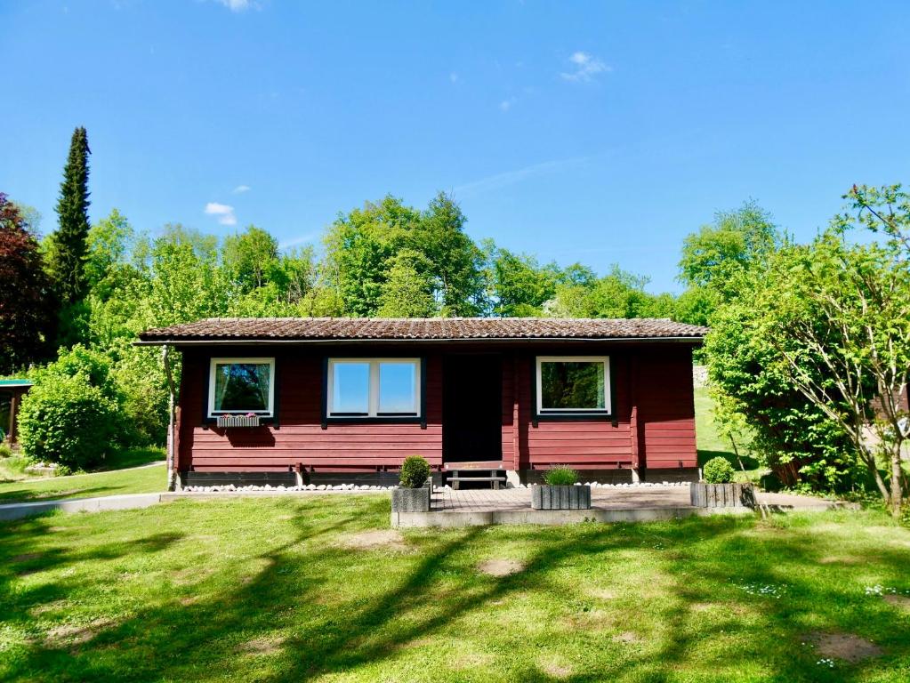 Сад в Idyllisches Ferienhaus Lappland