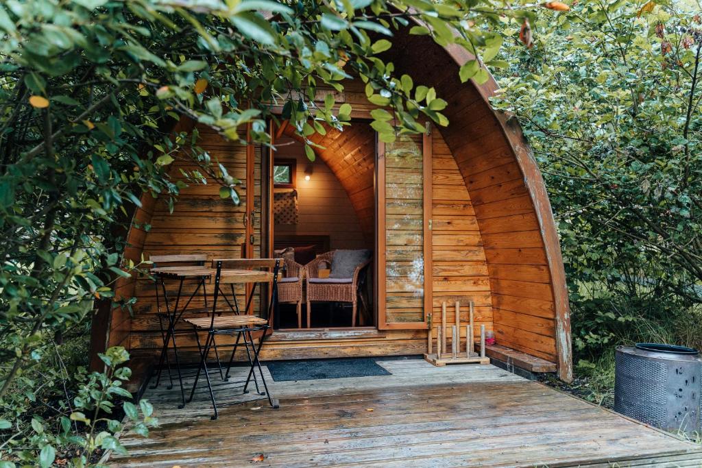 Un jardín fuera de Glenshee Glamping