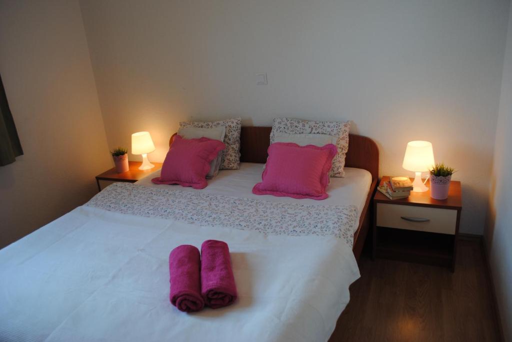 Postel nebo postele na pokoji v ubytování Apartment Mime