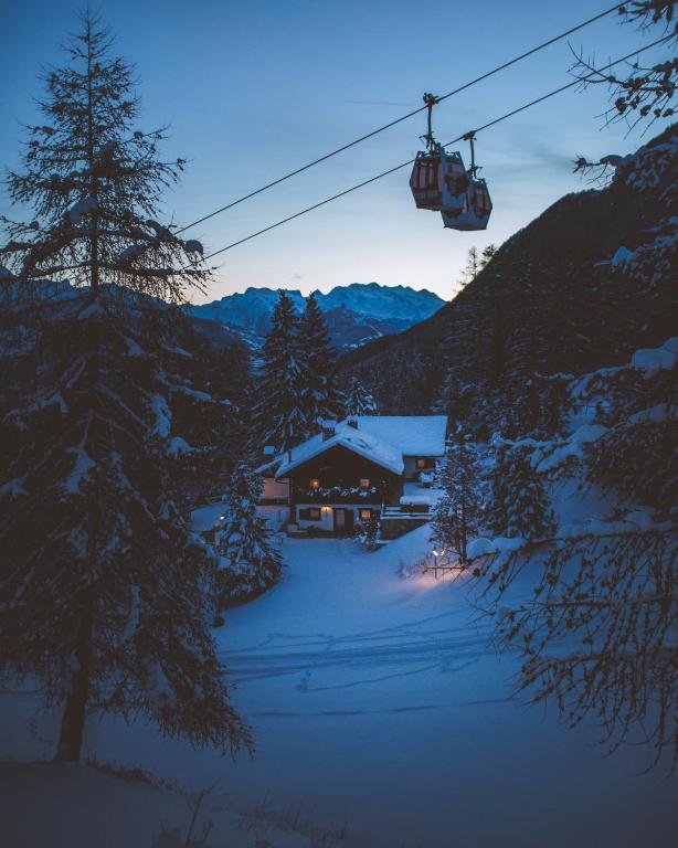 Chaletbethere v zimě
