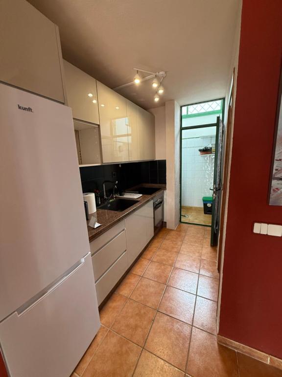 Køkken eller tekøkken på Casa del Sol