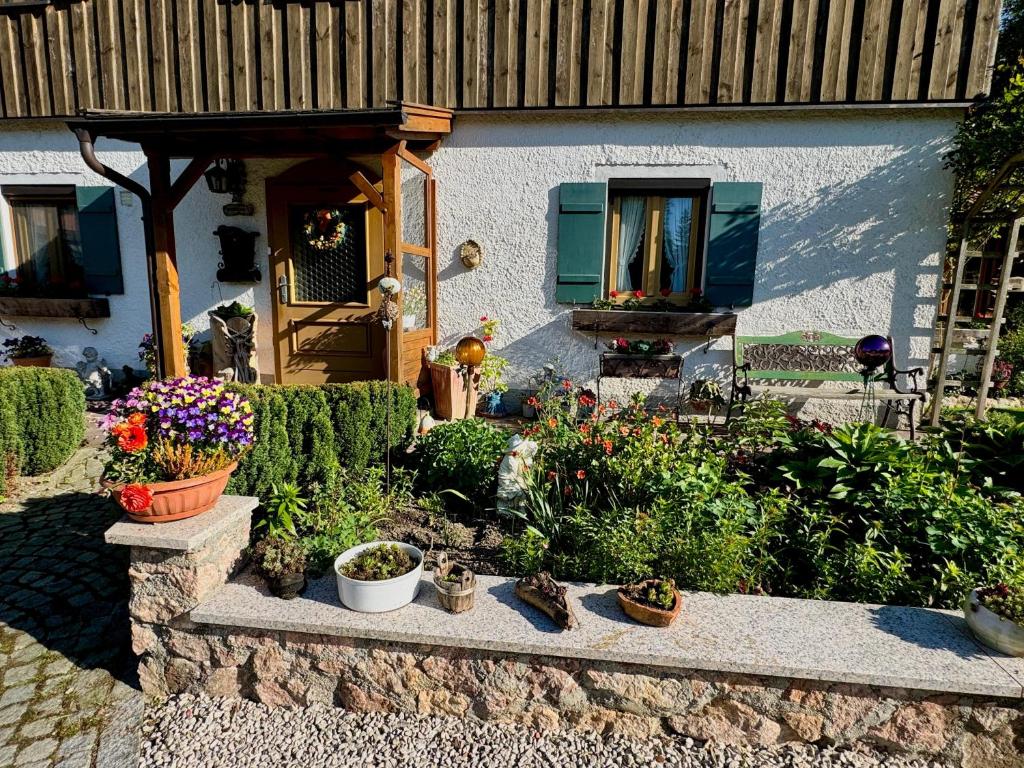 Zahrada ubytování Ferienwohnung
