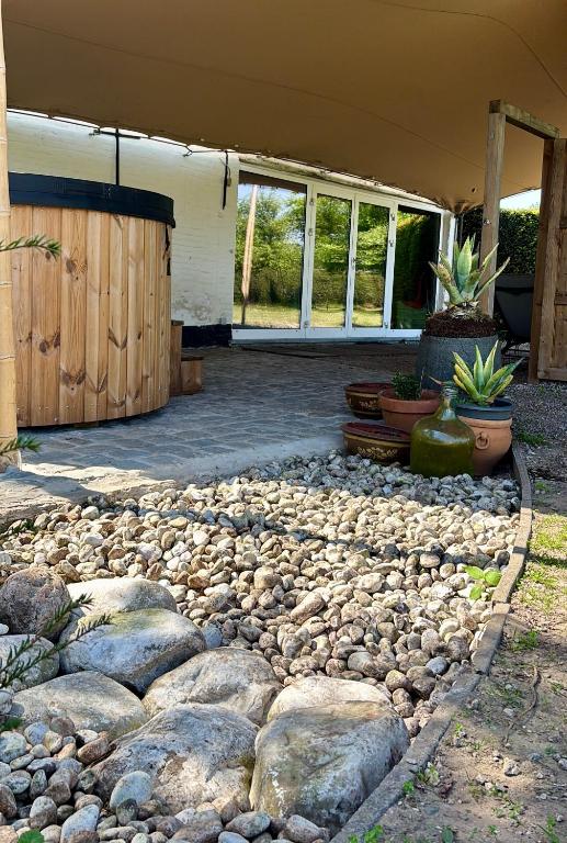 Zahrada ubytování Hamiora wellness B&B