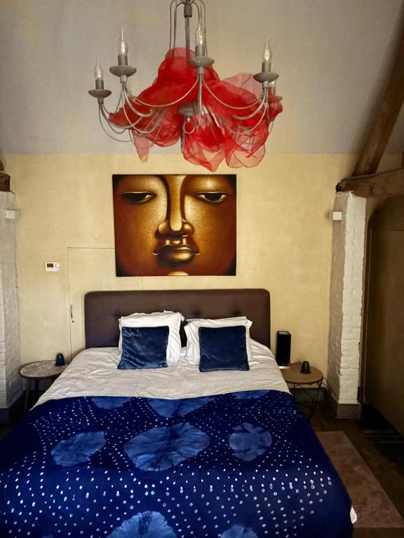 Postel nebo postele na pokoji v ubytování Hamiora wellness B&B