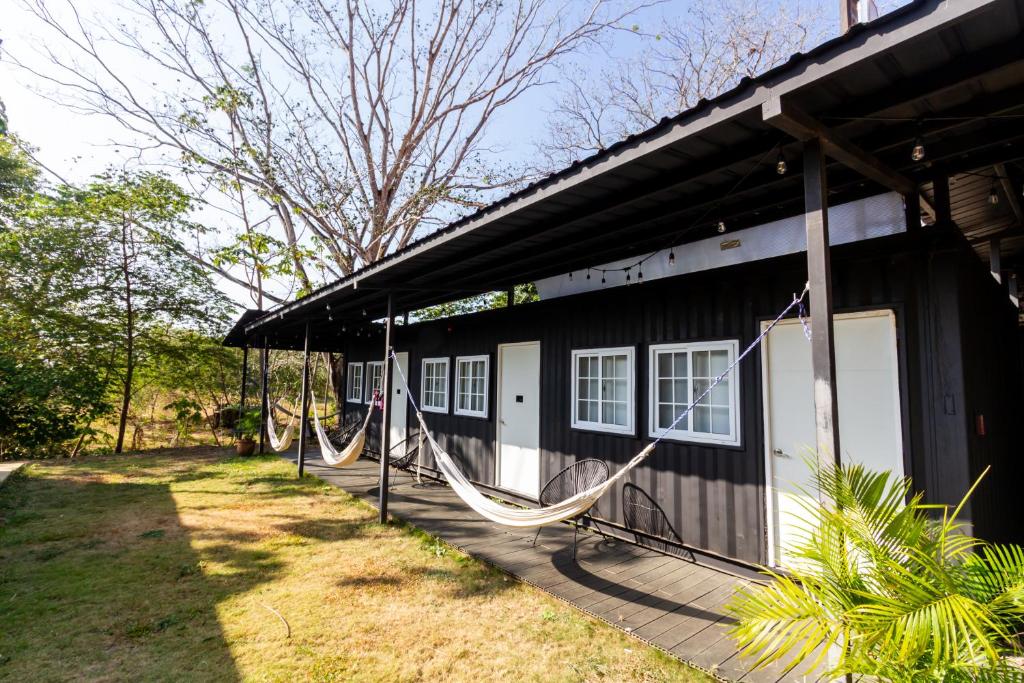 Zahrada ubytování Nao Hostels Playa Venao