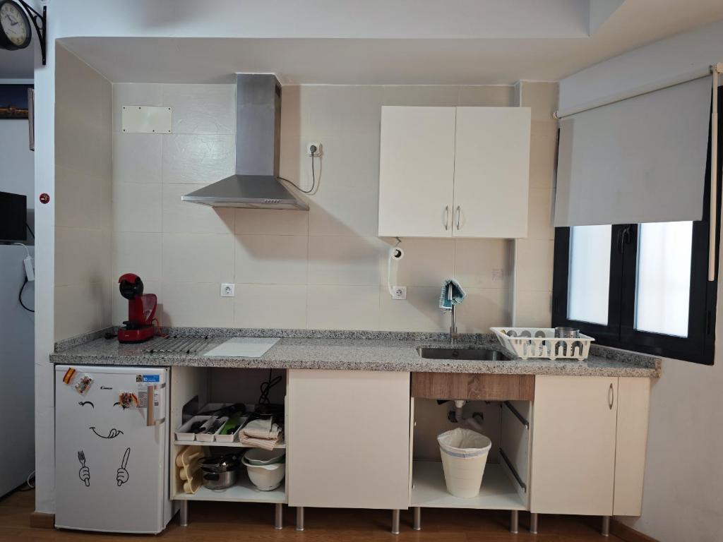 Kuchyňa alebo kuchynka v ubytovaní Castilla del Patrocinio, Coqueto apartamento de 1Dormitorio