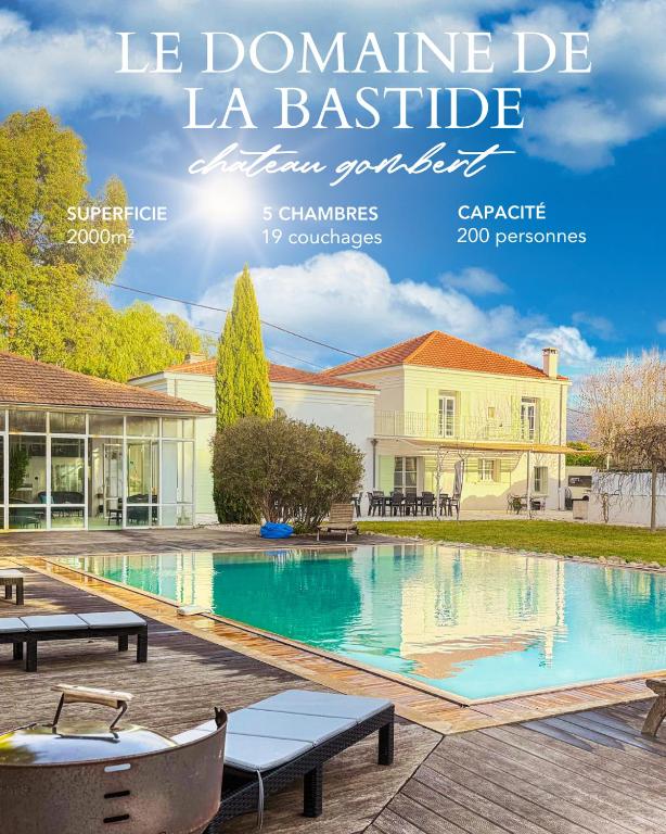 une couverture magazine d'une maison avec piscine dans l'établissement LaVillaB Le domaine de la bastide, à Marseille