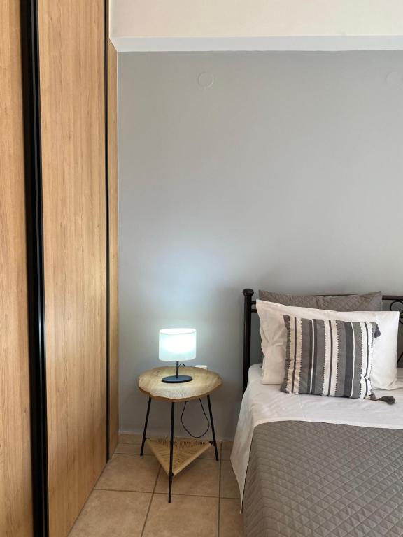 Postel nebo postele na pokoji v ubytování Marina Studios