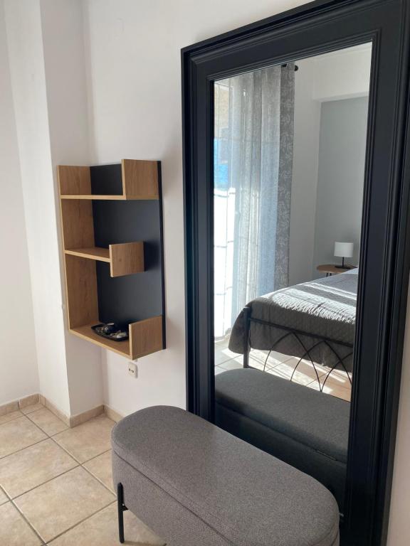 Postel nebo postele na pokoji v ubytování Marina Studios
