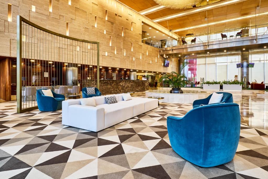 Posezení v ubytování Hotel de Convenções de Talatona, HCTA