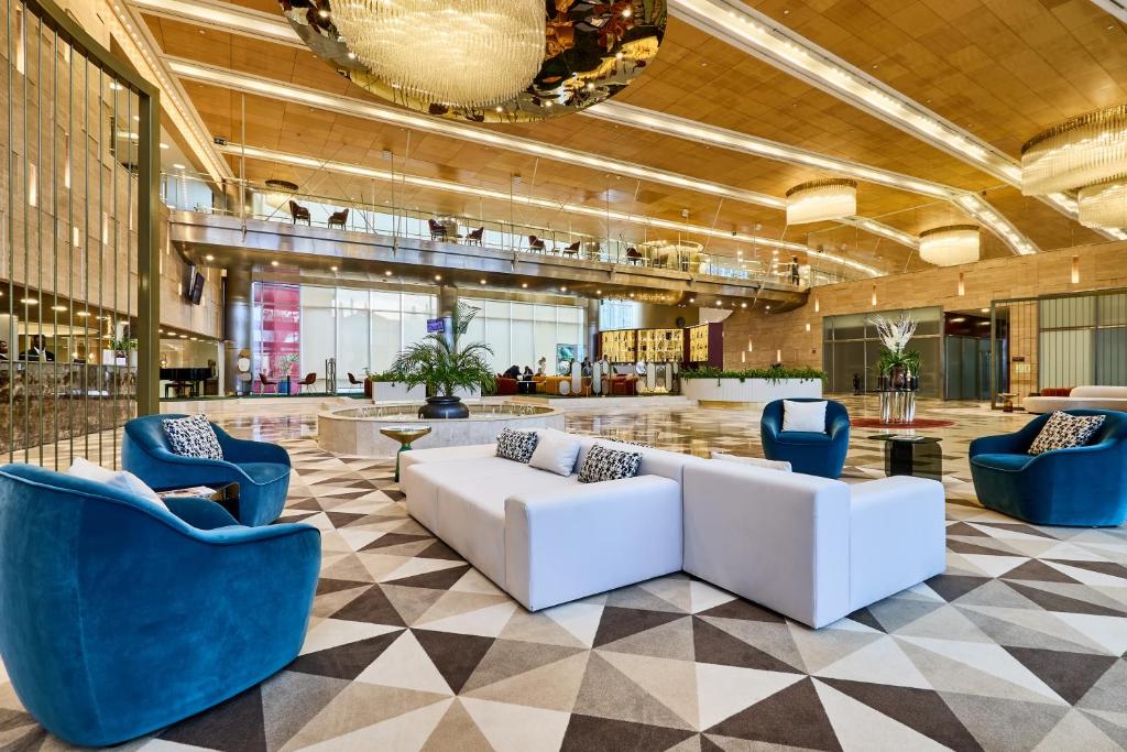 Posezení v ubytování Hotel de Convenções de Talatona, HCTA