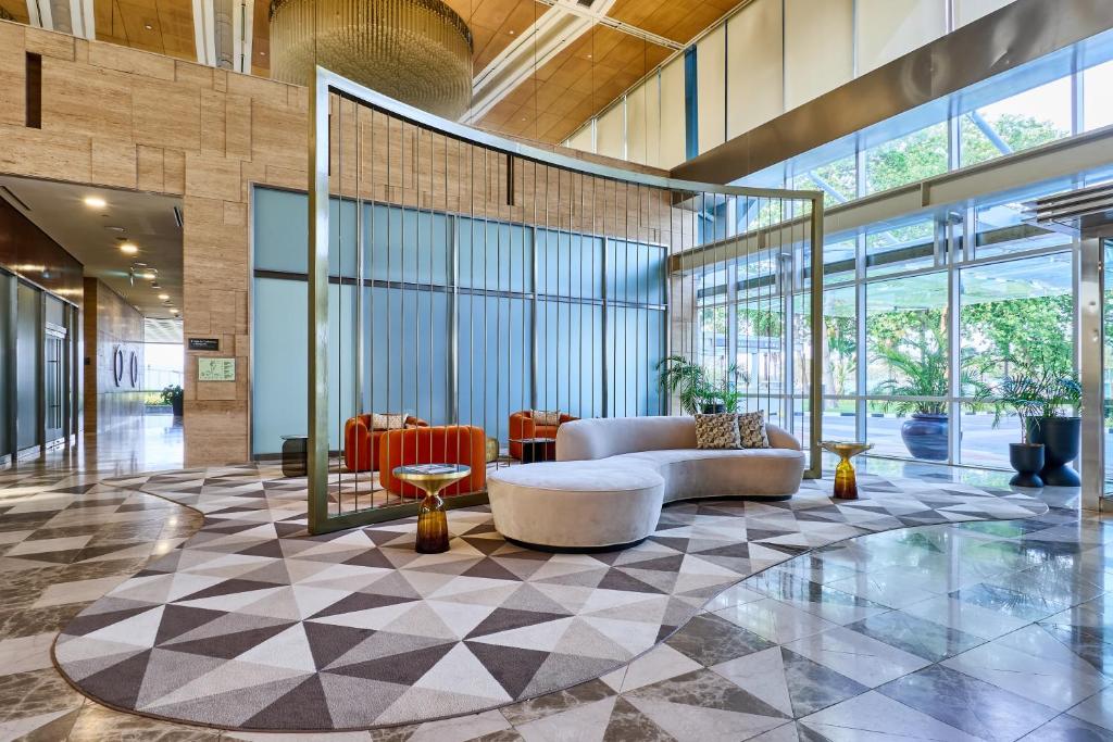 Posezení v ubytování Hotel de Convenções de Talatona, HCTA