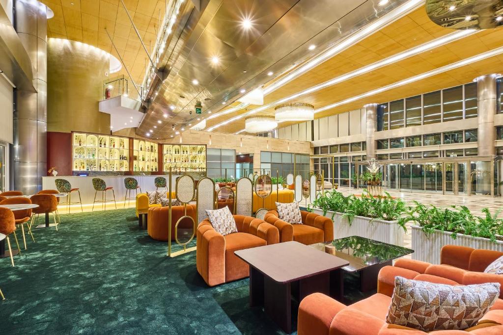 Posezení v ubytování Hotel de Convenções de Talatona, HCTA