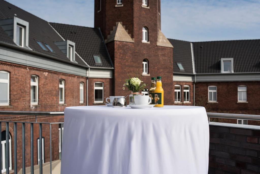 Balkón nebo terasa v ubytování Alexianer Hotel am Wasserturm