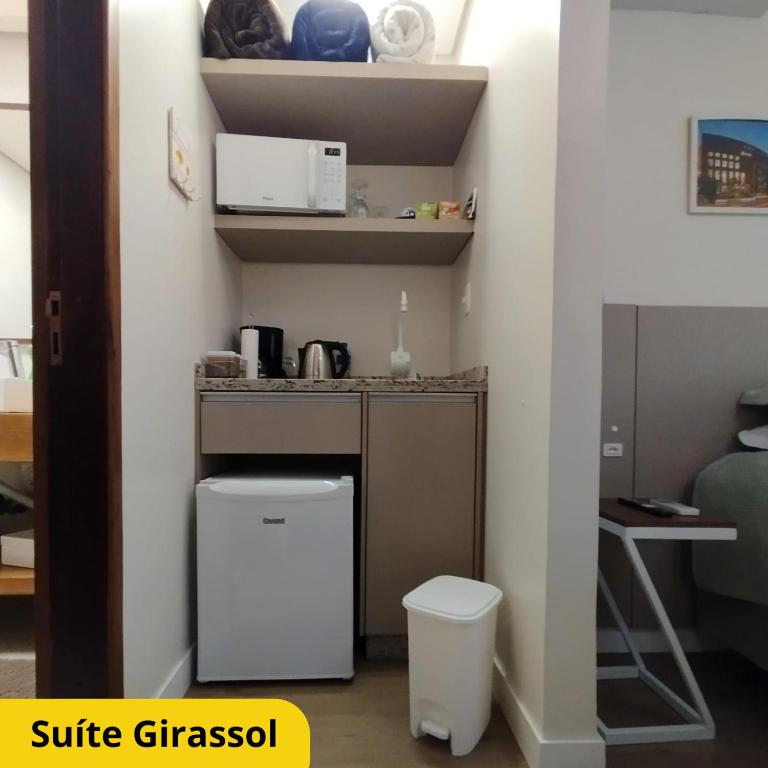 Kuchyň nebo kuchyňský kout v ubytování Bela Vista Hospedagem