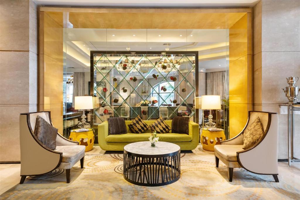 Posezení v ubytování Kempinski The One Suites Hotel Shanghai Downtown