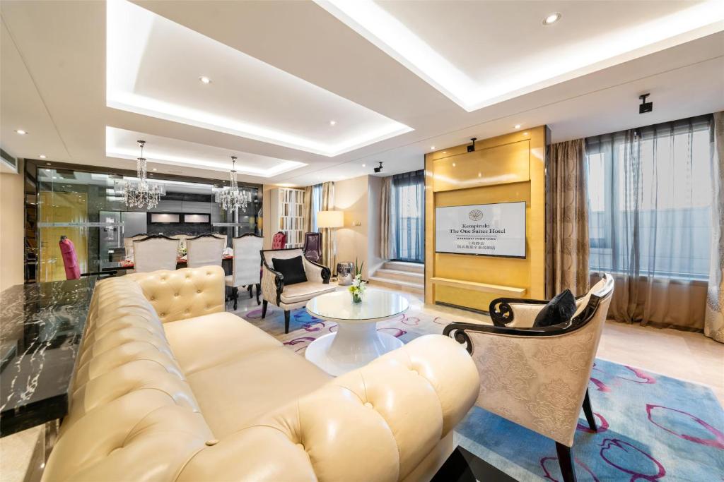 Posezení v ubytování Kempinski The One Suites Hotel Shanghai Downtown