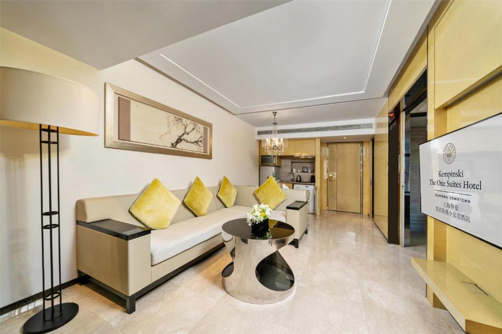Posezení v ubytování Kempinski The One Suites Hotel Shanghai Downtown