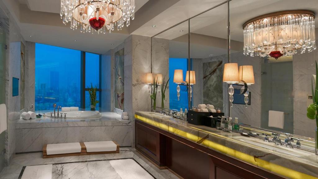 Koupelna v ubytování Kempinski Hotel Xiamen