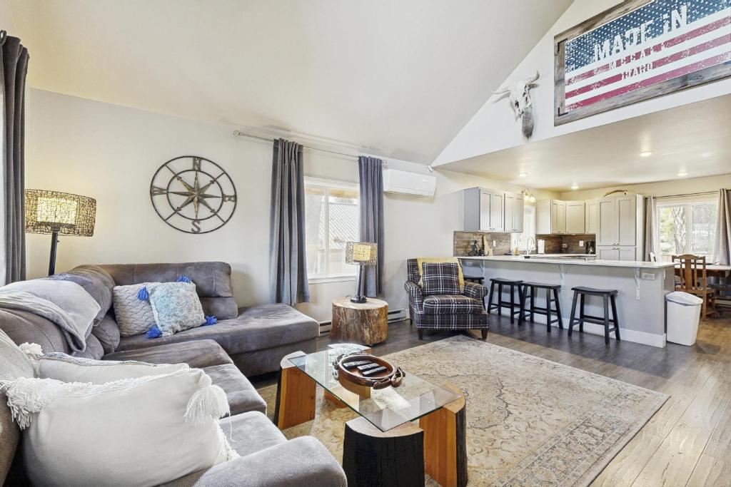 Posezení v ubytování Cottage in the Pines